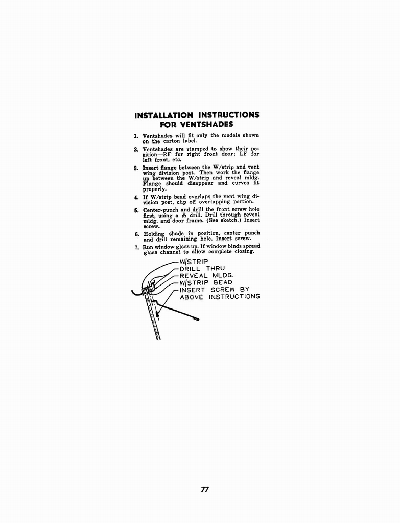 1955 Chevrolet Accessories Manual Page 48